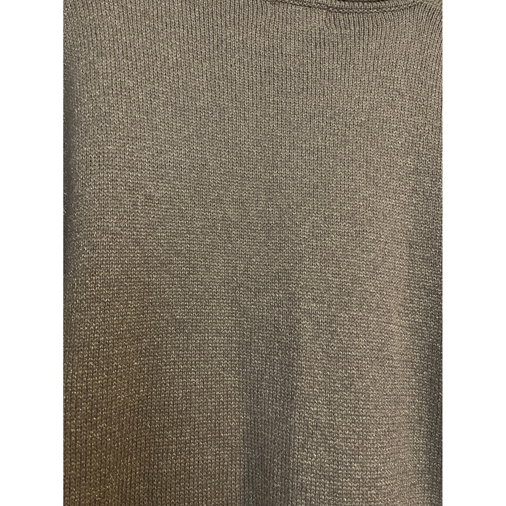 Lulu B women gold metallic sweater S/M - Picture 9 of 9